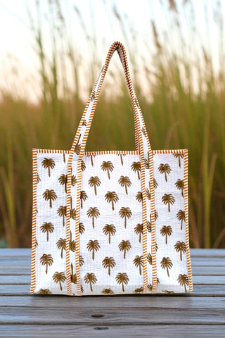 ETA 8/29 - Palm Sunset Tote Bag