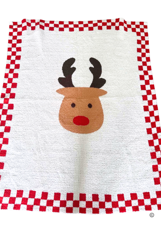 ETA 9/30 - Santa's Sweetheart Reindeer Blanket