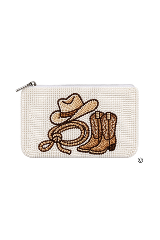 ETA 10/19-11/9 The Howdy Honey Beaded Coin Purse