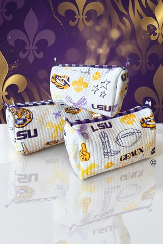 ETA 6/8 - LSU Cosmetic Bag Set©