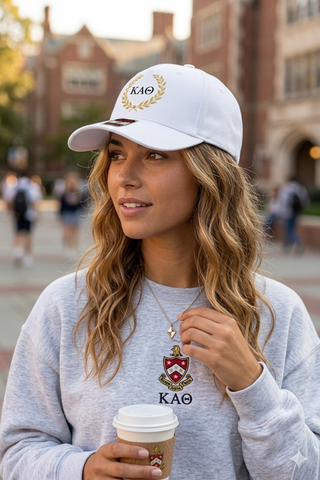 Kappa Alpha Theta Embroidered Hat