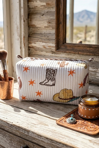 ETA 11/10-12/1 Boots & Brim Cosmetic Bag