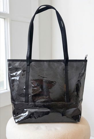 ETA 4/20 - Black Shoulder Strap TOTE BAG