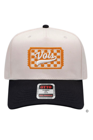 ETA 7/30 - Tennessee Ticket Natural/Black Embroidered Hat©