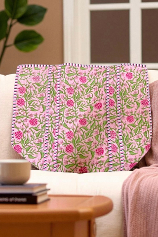 ETA 9/12 - Claire Pink Floral Patterned Tote Bag