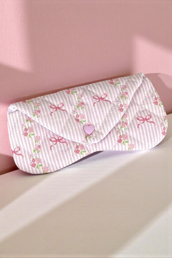 ETA 2/13 - Ava Pink Ribbon Eyeglass Case