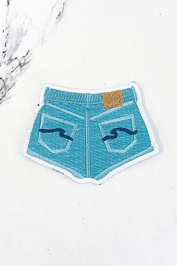 ETA 6/5 - Denim Shorts Embroidered Patch