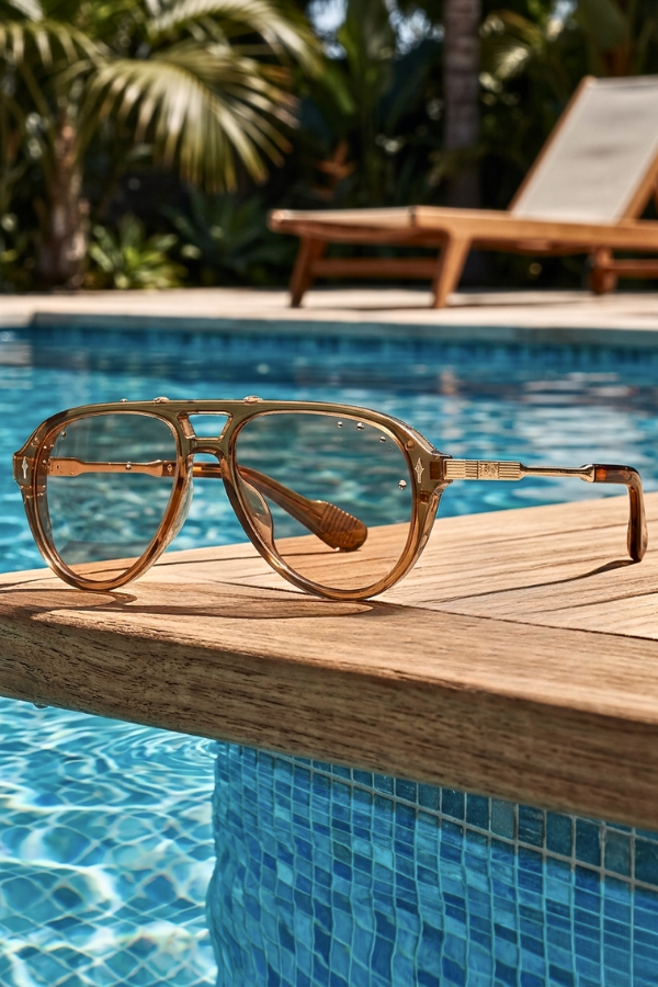 Oliver Brown Aviator Sunglasses