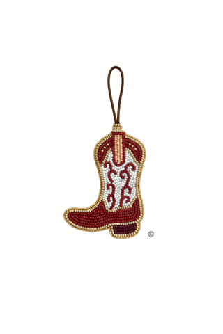 ETA 10/19-11/9 The Rhinestone Rodeo Beaded Boot Ornament