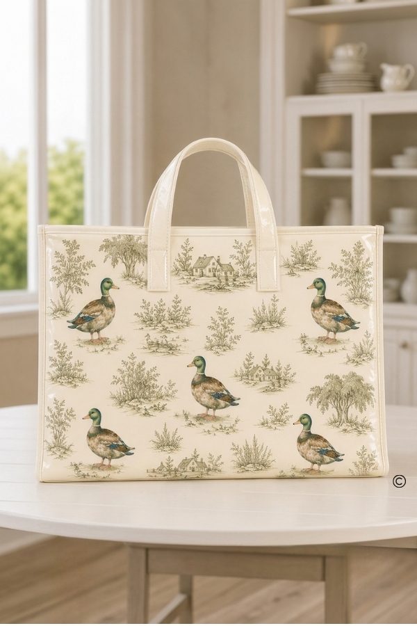 ETA 10/15-10/29 Duck & Willow Vinyl Tote©