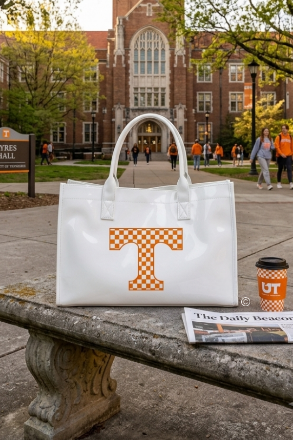 ETA 8/24 - Vols Checkered Power T Tote Bag