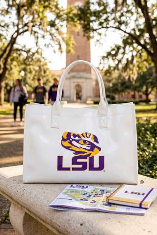 ETA 8/24 - LSU Clear Winner Tote Bag©
