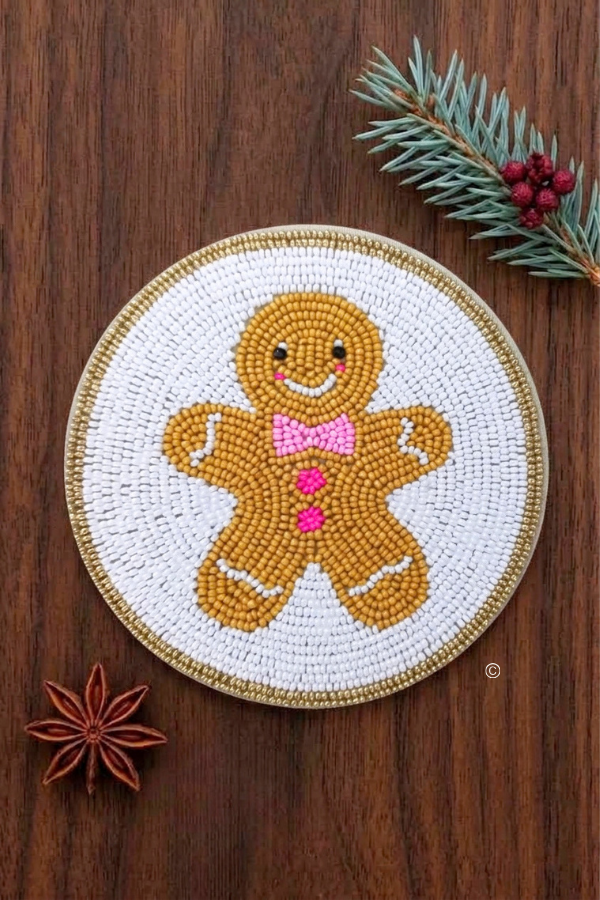 ETA 10/19-11/9 Sweet Company Beaded Coaster