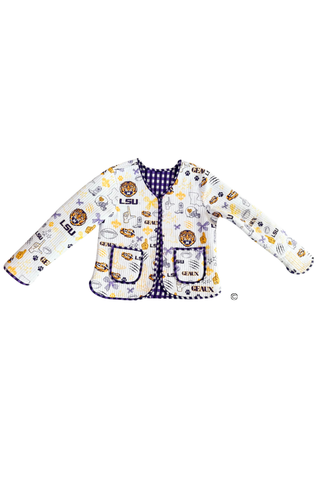 ETA 9/30-10/14 LSU Quilted Jacket©