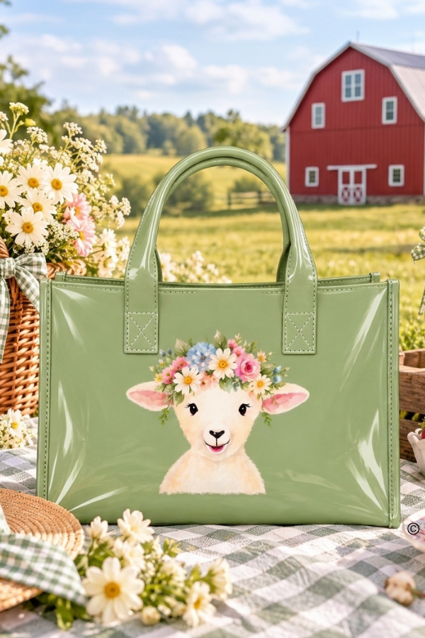 ETA 1/8-1/29 Posie Mae Vinyl Tote Bag©