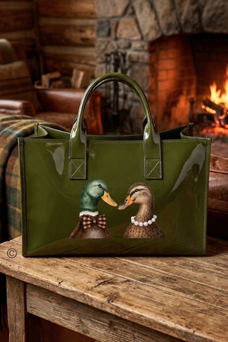 ETA 10/29-11/12 Mr and Mrs Mallard Vinyl Tote©