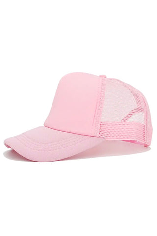 Light Pink Blank Trucker Hat - ETA 3/1