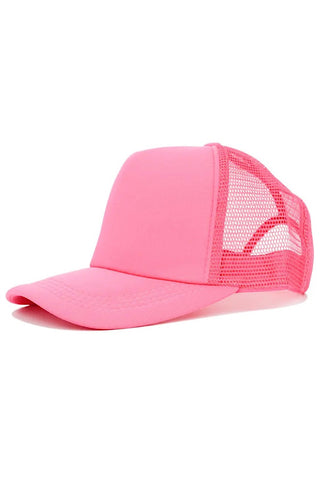 Dark Pink Blank Trucker Hat - ETA 3/1