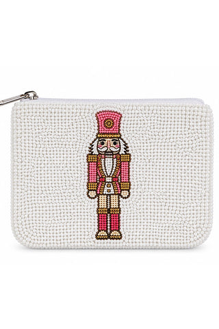 ETA 10/15-10/29 Pink Nutcracker Beaded Coin Purse
