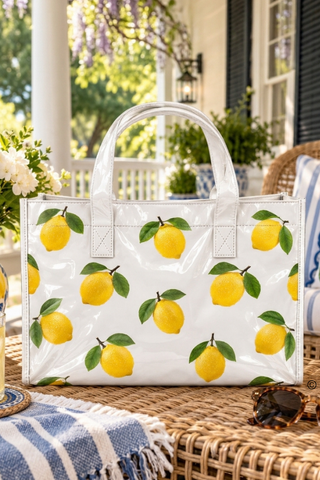 ETA 1/8-1/29 Squeeze the Day Vinyl Tote Bag©