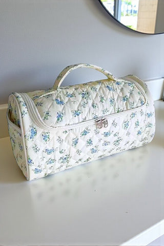 ETA 4/20 - Foster Blue Floral Cosmetic Case