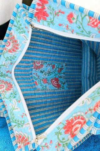 Meadow Floral Print Tote Bag