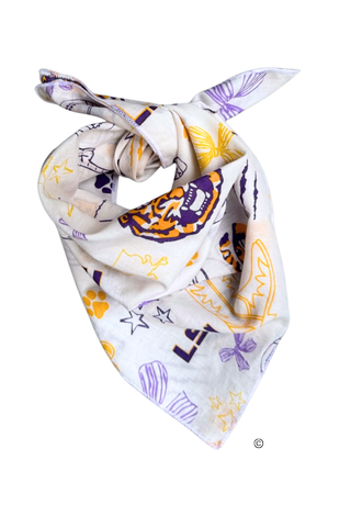 ETA 7/30-8/13 LSU Bandana©