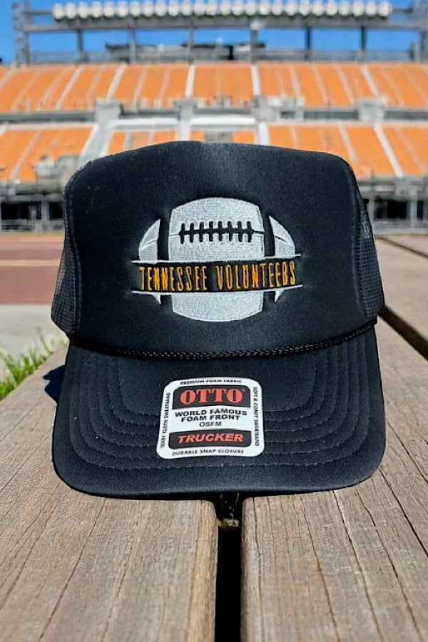 TN Volunteers Black Embroidered Hat