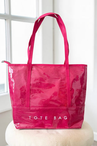 ETA 4/20 - Hot Pink Shoulder Strap TOTE BAG