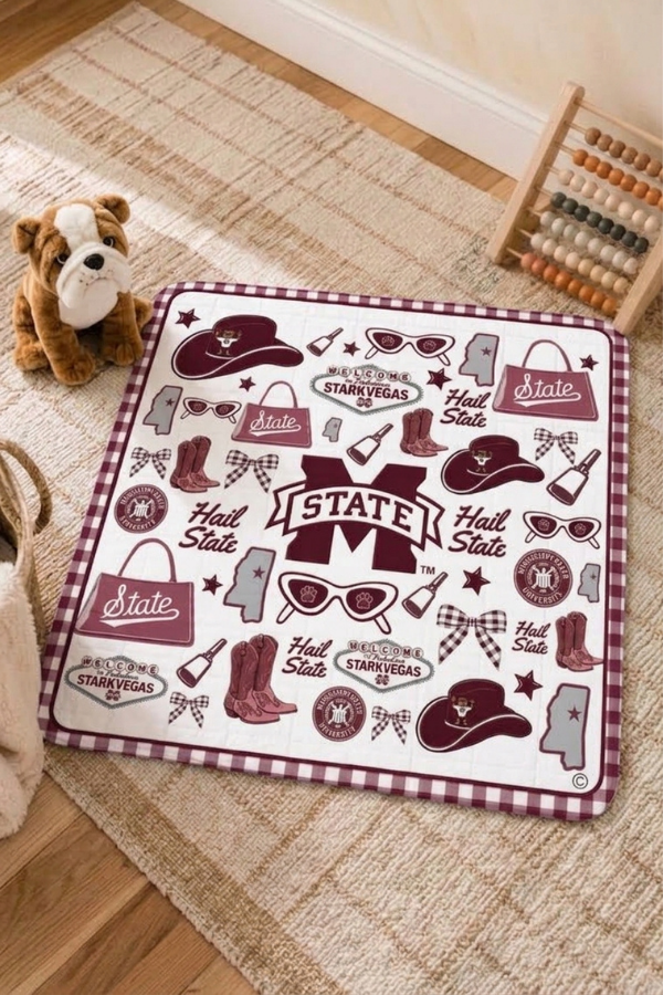 ETA 10/29-11/12 The Bulldog Edit Quilted Baby Blanket©