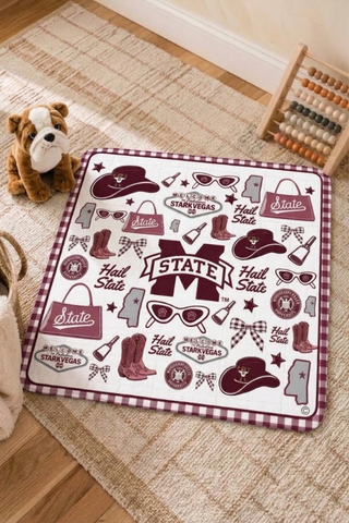 ETA 10/29-11/12 The Bulldog Edit Quilted Baby Blanket©