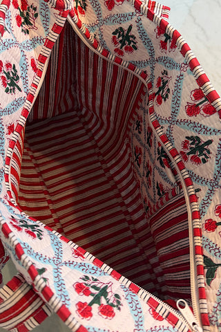 ETA 10/19-11/9 Vintage Chic Floral Tote Bag