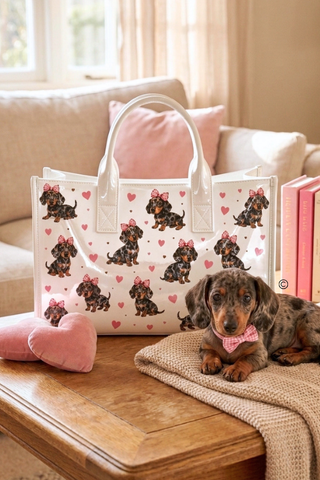 ETA 12/29-1/12 Puppy Love Vinyl Tote©