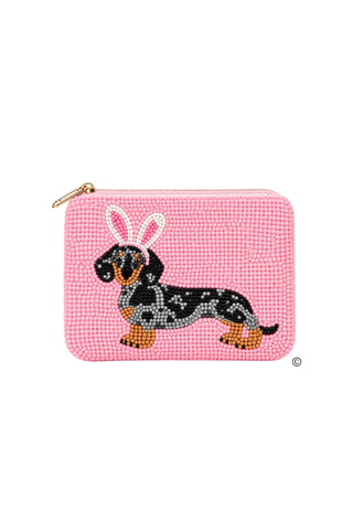 ETA 11/10-12/1 Hoppy Wiener Beaded Coin Purse