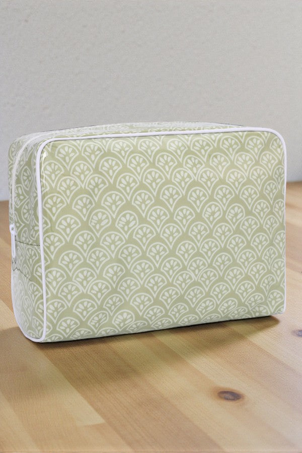 ETA 4/17 - Jessa Green Clear Coat Cosmetic Bag