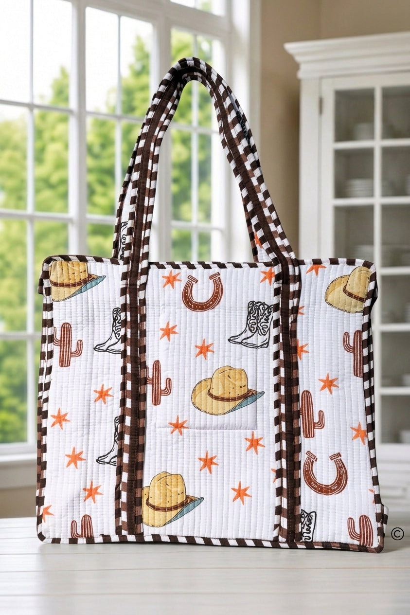 ETA 9/30-10/14 Boots & Brim Tote©
