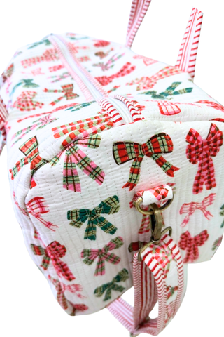 ETA 9/30-10/14 Merry Ribbons & Bows Duffel Bag
