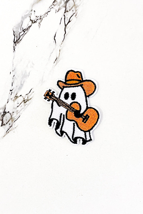 Cowboy Ghost Embroidered Patch