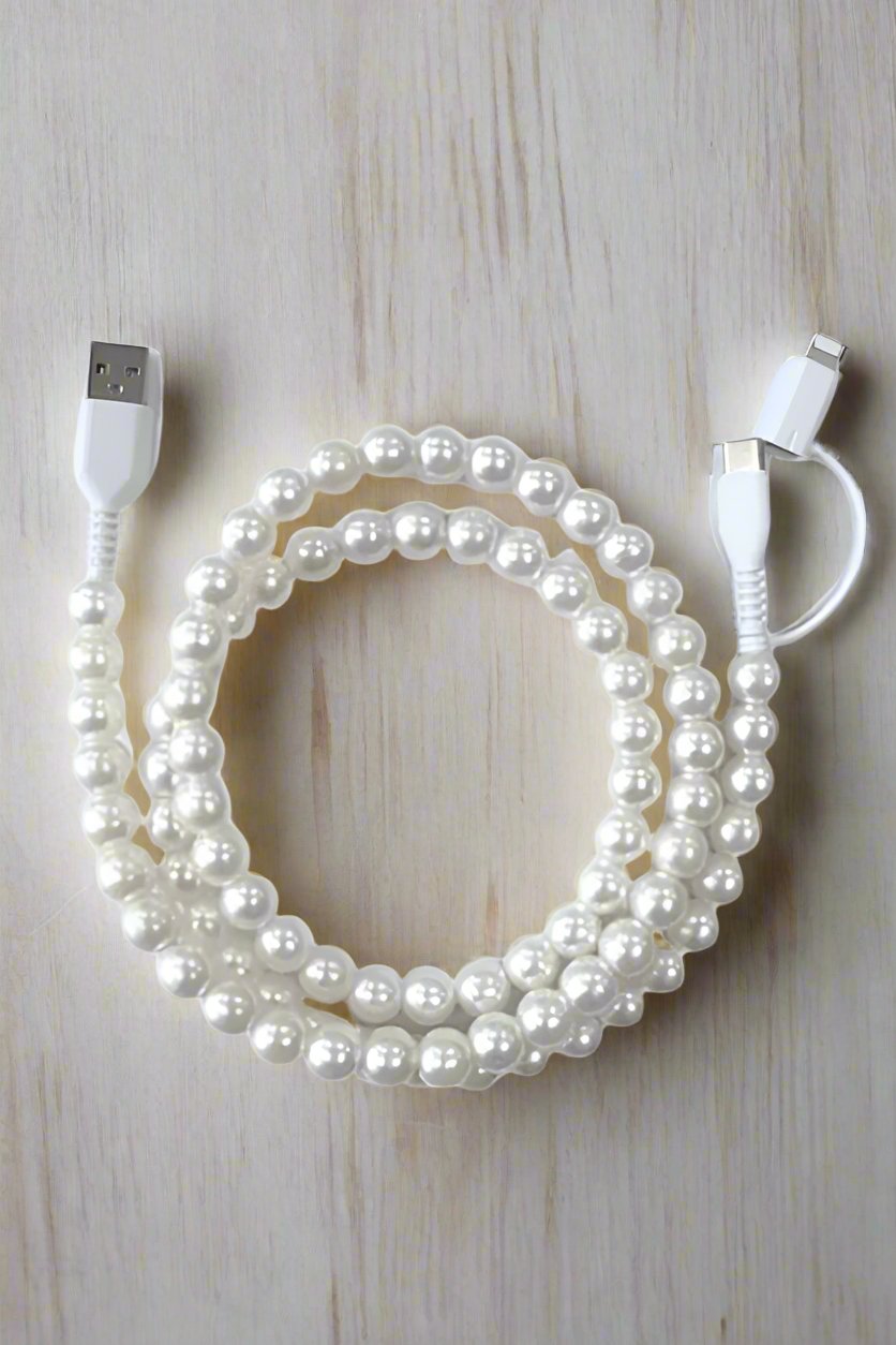 Pearl Cord Phone Charger