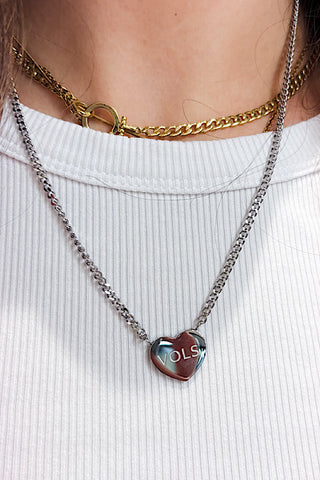 Go VOLS Go Engraved Silver Necklace