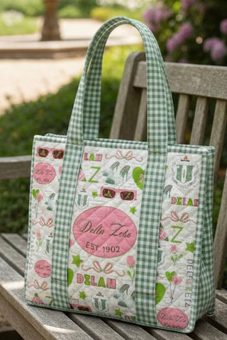 ETA 4/30 - Delta Zeta Sorority Tote Bag