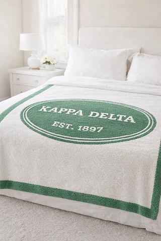 Kappa Delta Luxury Blanket