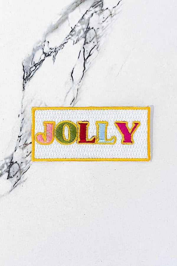 Jolly Embroidered Patch