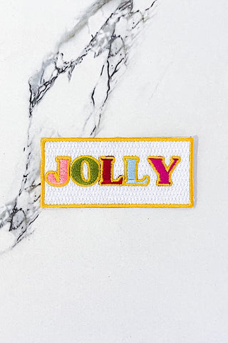 Jolly Embroidered Patch