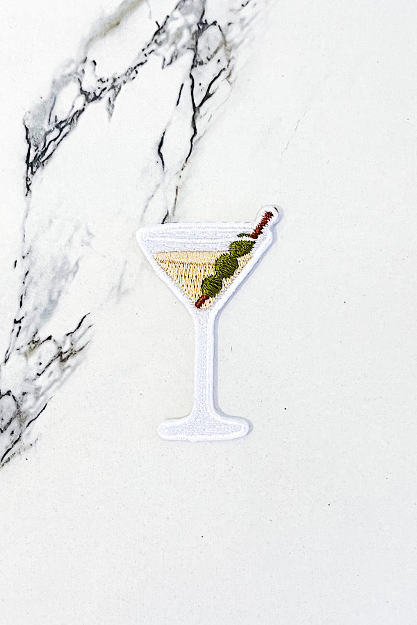 Dirty Martini Embroidered Patch