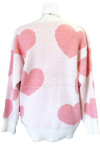 ETA 12/30 - Love Pearl Heart Sweater