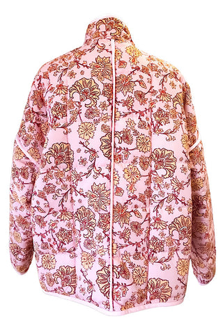 ETA 1/31 - Pink Floral Lightweight Quilted Jacket