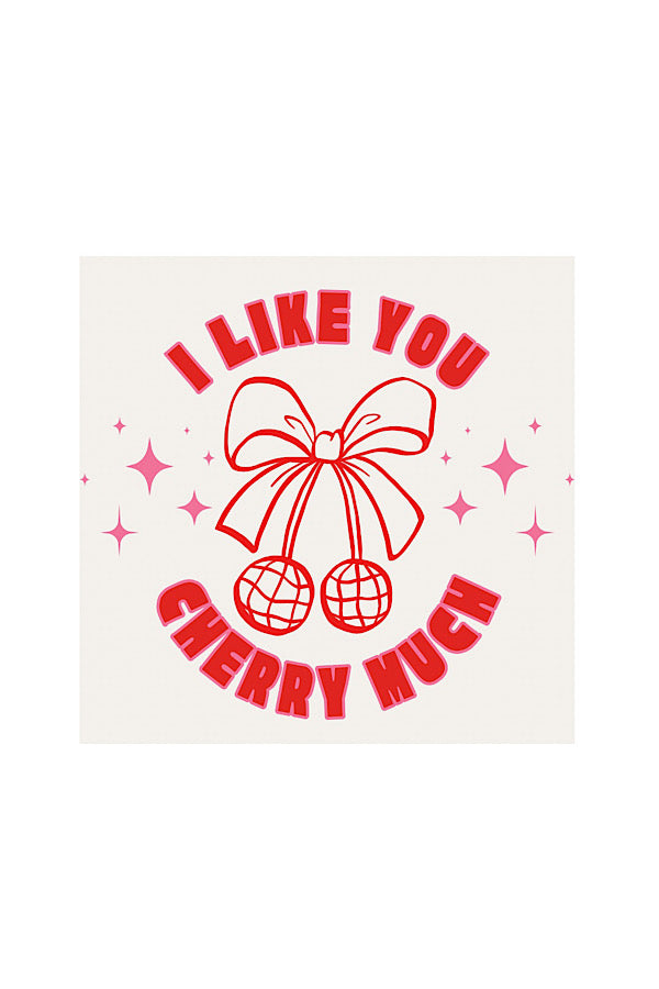 ETA 12/5 - I Like You Cherry Much Embroidered Patch