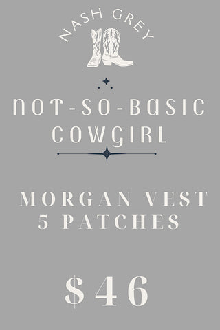 Not So Basic Cowgirl - Morgan Denim Vest