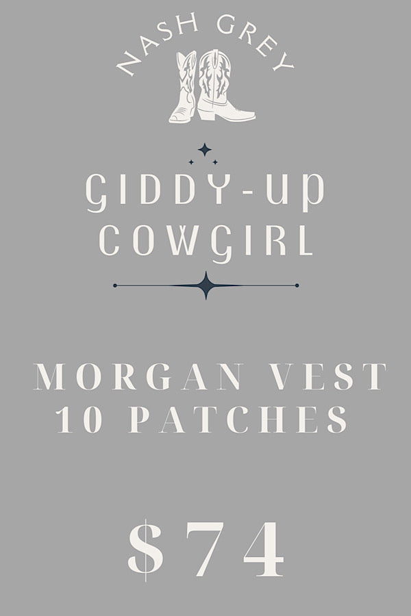 Giddy Up Cowgirl - Morgan Denim Vest